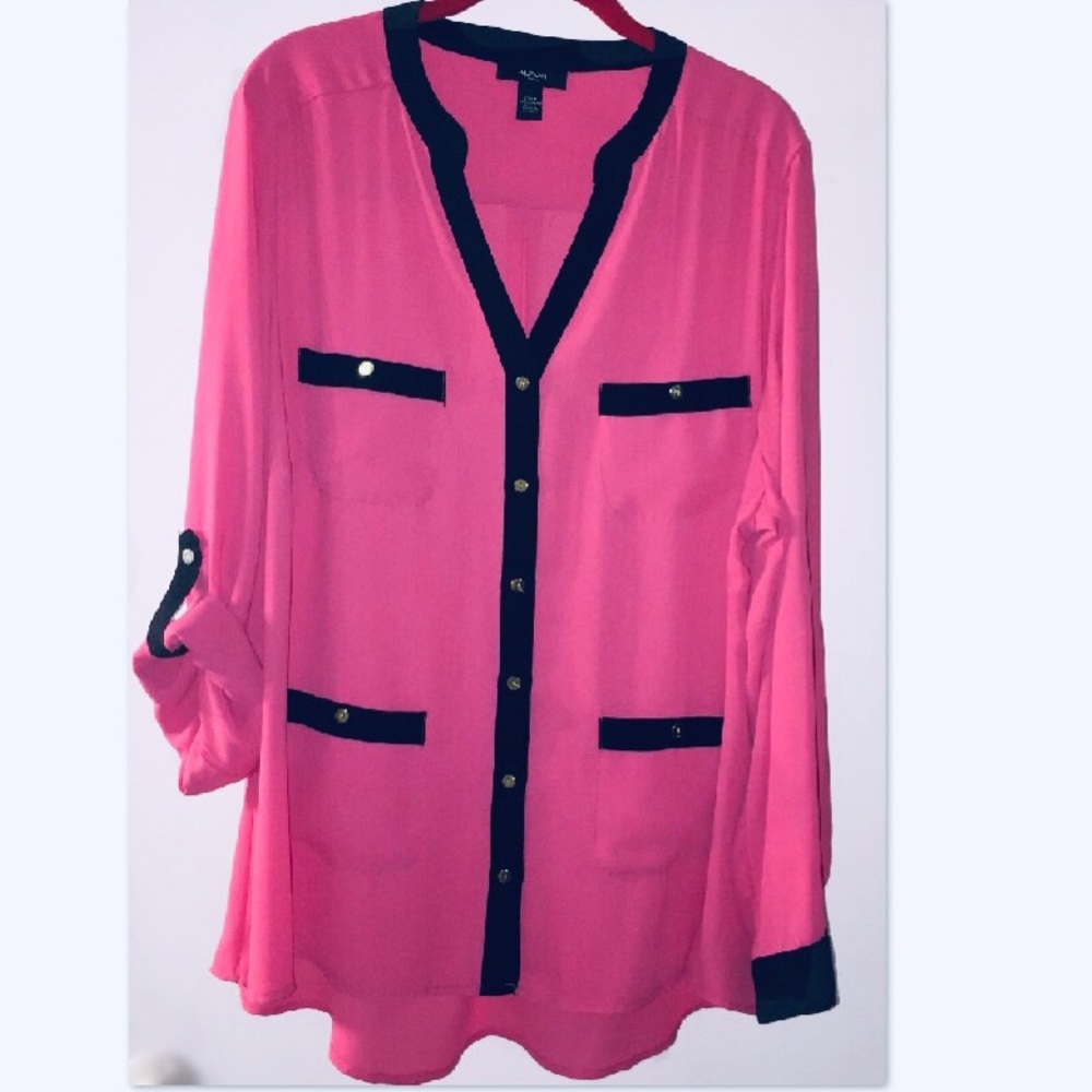 Alfani Blouse in Raspberry 💕 - Picture 2 of 7